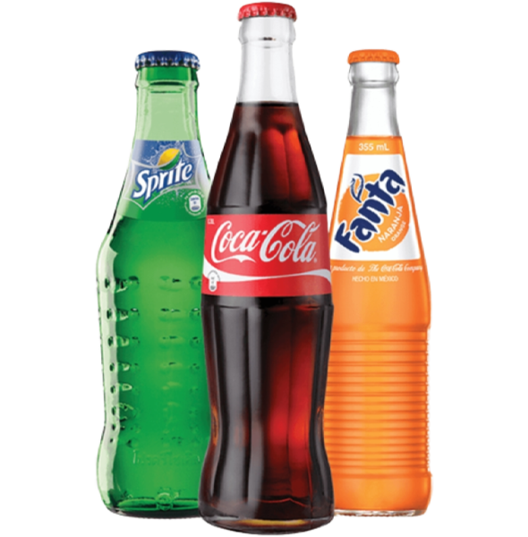 3 Regular Cold Drink Bottles